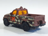 2005 Matchbox Military Troop Carrier Truck Matte Brown Die Cast Toy Car Vehicle