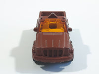 2005 Matchbox Military Troop Carrier Truck Matte Brown Die Cast Toy Car Vehicle