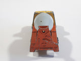 Vintage PlayArt Cement Mixer Yellow and Orange Die Cast Toy Car Construction Building Equipment Vehicle - Missing half the Windsheild - Hong Kong
