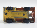 Vintage PlayArt Cement Mixer Yellow and Orange Die Cast Toy Car Construction Building Equipment Vehicle - Missing half the Windsheild - Hong Kong