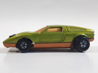 Vintage 1971 Lesney Matchbox SpeedKings No. K-30 Mercedes C111 Green Die Cast Toy Car Vehicle with Flip Up Headlights and Opening Hood