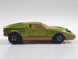 Vintage 1971 Lesney Matchbox SpeedKings No. K-30 Mercedes C111 Green Die Cast Toy Car Vehicle with Flip Up Headlights and Opening Hood