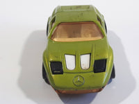 Vintage 1971 Lesney Matchbox SpeedKings No. K-30 Mercedes C111 Green Die Cast Toy Car Vehicle with Flip Up Headlights and Opening Hood