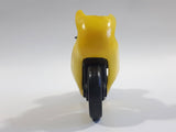 Vintage 1979 Tonka Motorcycle Sport Bike Cafe Racer Red, Black, Yellow Plastic Toy Made in Hong Kong