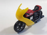 Vintage 1979 Tonka Motorcycle Sport Bike Cafe Racer Red, Black, Yellow Plastic Toy Made in Hong Kong