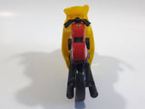 Vintage 1979 Tonka Motorcycle Sport Bike Cafe Racer Red, Black, Yellow Plastic Toy Made in Hong Kong