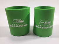 Seattle Seahawks NFL Football Team Foam Beer Holder Koozie Set of 2