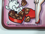 2007 Betty Boop Sentiment "hand over the chocolate and no one gets hurt!" Ceramic Wall Plaque 5" x "8