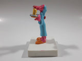 1989 United Artists Pictures Pink Panther in Night Gown "No One Holds A Candle To You" 3 1/2" Tall Plastic Figure on Stand