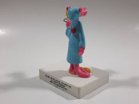 1989 United Artists Pictures Pink Panther in Night Gown "No One Holds A Candle To You" 3 1/2" Tall Plastic Figure on Stand