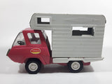 Vintage 1970s Tonka Camper Truck Pink and White Pressed Steel Toy Car Vehicle