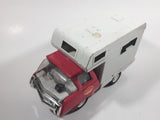 Vintage 1970s Tonka Camper Truck Pink and White Pressed Steel Toy Car Vehicle