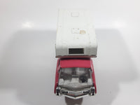 Vintage 1970s Tonka Camper Truck Pink and White Pressed Steel Toy Car Vehicle