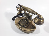 Nexxtech Vintage Style 1935 Reproduction Paramount Collection Classic Series Ornate Brass Fancy Push Button Telephone