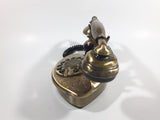 Nexxtech Vintage Style 1935 Reproduction Paramount Collection Classic Series Ornate Brass Fancy Push Button Telephone