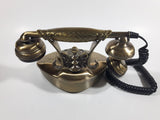 Nexxtech Vintage Style 1935 Reproduction Paramount Collection Classic Series Ornate Brass Fancy Push Button Telephone