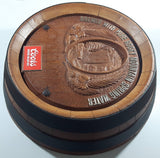 Vintage 1980 Adolph Coors "America's Fine Light Beer" Barrel Shaped 3D Plastic Sign Wall Hanging 18" Diameter "Brewed With Pure Rocky Mountain Spring Water"
