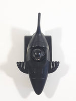 1991 McDonald's DC Comics Batman Batmobile Push Down Spring Release Black Plastic Toy Car Vehicle