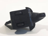 1991 McDonald's DC Comics Batman Batmobile Push Down Spring Release Black Plastic Toy Car Vehicle