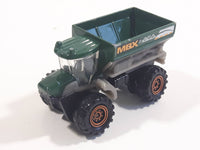 2014 Matchbox MBX Construction FRM 6000 (Sowing Machine) Dump Truck Dark Green and Grey Die Cast Toy Car Vehicle