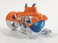 2020 Matchbox MBX Marine Rescue Deep Diver Orange and White Die Cast Toy Submersible Vehicle