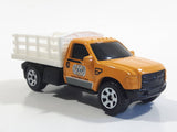 2014 Matchbox MBX Construction Ford F-350 Truck Orange Yellow Die Cast Toy Car Vehicle