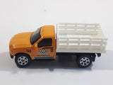 2014 Matchbox MBX Construction Ford F-350 Truck Orange Yellow Die Cast Toy Car Vehicle