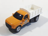 2014 Matchbox MBX Construction Ford F-350 Truck Orange Yellow Die Cast Toy Car Vehicle