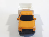 2014 Matchbox MBX Construction Ford F-350 Truck Orange Yellow Die Cast Toy Car Vehicle