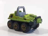 2015 Matchbox Jungle Mission ATV 6x6 Metalflake Green Die Cast Toy Car Vehicle