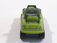 2015 Matchbox Jungle Mission ATV 6x6 Metalflake Green Die Cast Toy Car Vehicle