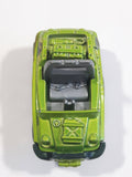 2015 Matchbox Jungle Mission ATV 6x6 Metalflake Green Die Cast Toy Car Vehicle