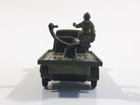Vintage Blue-Box Toys Military Spotlight Truck Army Green Plastic Die Cast Toy Car Vehicle