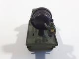 Vintage Blue-Box Toys Military Spotlight Truck Army Green Plastic Die Cast Toy Car Vehicle