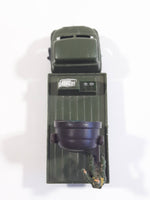Vintage Blue-Box Toys Military Spotlight Truck Army Green Plastic Die Cast Toy Car Vehicle