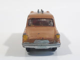 Vintage Husky Ford Thames Van Painted Brown Die Cast Toy Car Vehicle with Opening Rear Doors Made in Gt. Britain