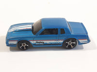 2012 Hot Wheels HW Performance '86 Monte Carlo Metalflake Blue Die Cast Toy Muscle Car Vehicle
