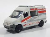 2014 Matchbox MBX Heroic Rescue Renault Master Ambulance White Die Cast Toy Car Vehicle