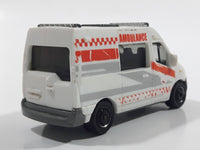 2014 Matchbox MBX Heroic Rescue Renault Master Ambulance White Die Cast Toy Car Vehicle