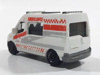 2014 Matchbox MBX Heroic Rescue Renault Master Ambulance White Die Cast Toy Car Vehicle