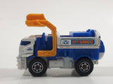 2016 Matchbox MBX Adventure City Garbage Gulper White Recycling Truck Die Cast Toy Car Vehicle