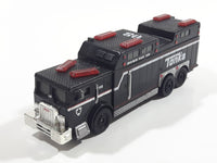 Tonka Hasbro Funrise Rescue Rig Bomb Squad 08 Black Plastic Body Die Cast Toy Car Vehicle