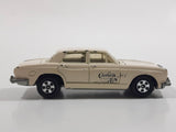 Vintage 1981 ERTL Rolls Royce Silver Shadow Cannonball Run Cream White Die Cast Toy Car Vehicle Made in Hong Kong