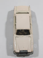 Vintage 1981 ERTL Rolls Royce Silver Shadow Cannonball Run Cream White Die Cast Toy Car Vehicle Made in Hong Kong