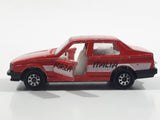 Majorette Alfa 75 Red No. 271 Forza Italia Die Cast Toy Car Vehicle with Opening Doors 1/55 Scale