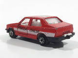 Majorette Alfa 75 Red No. 271 Forza Italia Die Cast Toy Car Vehicle with Opening Doors 1/55 Scale