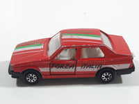 Majorette Alfa 75 Red No. 271 Forza Italia Die Cast Toy Car Vehicle with Opening Doors 1/55 Scale