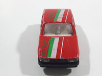 Majorette Alfa 75 Red No. 271 Forza Italia Die Cast Toy Car Vehicle with Opening Doors 1/55 Scale