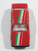 Majorette Alfa 75 Red No. 271 Forza Italia Die Cast Toy Car Vehicle with Opening Doors 1/55 Scale