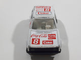 1988 Hartoy Coca Cola Coke Soda Pop VW Volkswagen Golf GTI White Red Die Cast Toy Car Vehicle with Opening Doors - Missing a Door